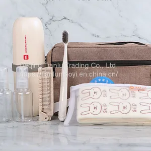 Mini Travel Wash Cup Household Wash Set Cup With Toothbrush Set Outdoor Business Trip Storage Box Toothbrush thumbnail-1