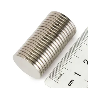 Disc Magnet Sintered NdFeB Round Magnet Nickel Strong Permanent Magnet thumbnail-5
