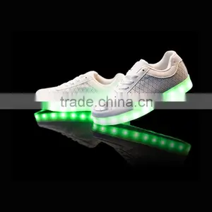 Factory Price Wholesale USB Charge Adults LED Shoes/LED Light up Shoes Sneaker thumbnail-4