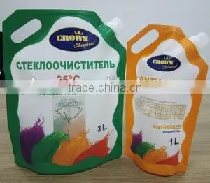 Stand up Spout Plastic Antifreeze Liquid Bag/liquid Packaging Bag With Nozzle thumbnail-1