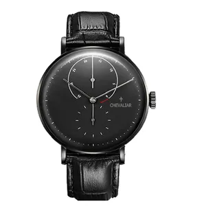 Stainless Steel Mechanical Watches Man Genuine Leather Fashion Automatic Watch thumbnail-3