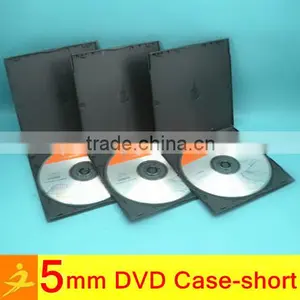 Mini Dvd Case 5mm Short Black Double Dvd Box Quality Choice thumbnail-1