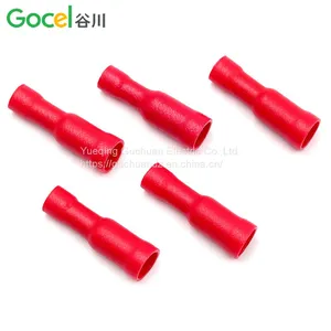 Flame-retardant PVC Bullet-type Quick-connect Pluggable Insulated Cold-pressing Terminal thumbnail-3