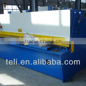 China Nantong Teli QC12Y-8*3200 Hydraulic Swing Beam Shearing Machine thumbnail-1