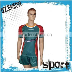 Wholesale Blank Rugby Jersey Design Custom Teenagers Rugby Jersey thumbnail-1