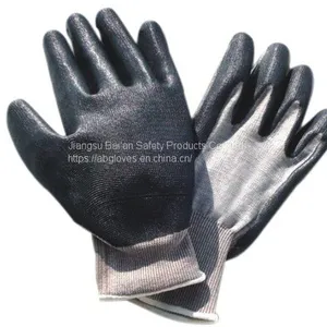 CE EN388 4543C Cut Resistant Level 5 HPPE Liner PU Coated Anti Cut Gloves BA thumbnail-1