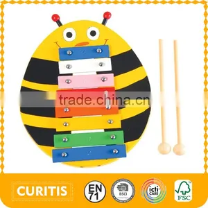2014 New Products Making Musical Instruments Children Xylophone Music Notes Wood Xylophone Xylophone With Metal Keys thumbnail-1