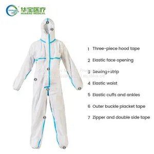 Medical Protective Coverall Disposable Medical Protective Coverall Disposable Isolation Gowns Supplier thumbnail-3