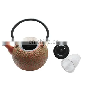 The Best Selling Chinese Antique Black Enamel Cast Iron Teapot thumbnail-4