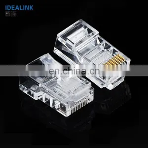 2019 High Quality Network Cable CAT5E UTP Male Connector Standard Rj45 Modular Plug thumbnail-1