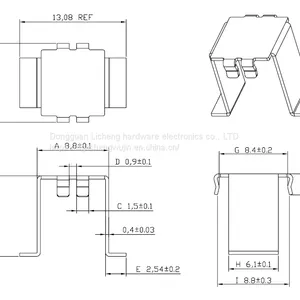 SUS301 Stainless Steel Spring Clamp for Transformer Mount Clips thumbnail-4