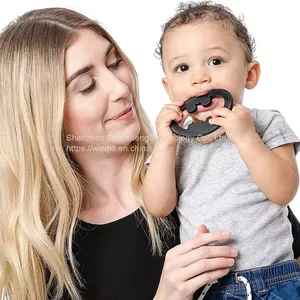 New Arrival Silicone Teethers Wholesale BPA Free Food Grade Soft Baby Teething Sensory Teether Toys thumbnail-4