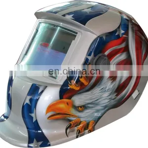 Good Quality Auto Darkening Air Welding Helmet 0.1S~0.8S LYG-8623W 3/10000S 92.5mm*42.5mm DIN9~13 110mm*90mm*9mm CN;ZHE LY500A thumbnail-4