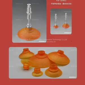 Flat Suction Cup Vacuum Suction Cup With Spring Plungers thumbnail-2