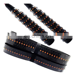 Wholesale Cheap Price Overgrip Double Layer PU Leather Colorful Anti Slip Badminton Tennis Overgrip thumbnail-1