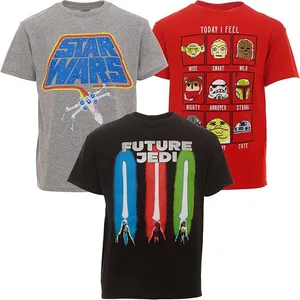 STAR WARS The Mandalorian Darth Vader Chewbacca Stormtrooper 3 Pack T-Shirts Infant to Big Kid thumbnail-1