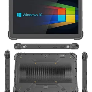 HR1260i5 Cheapest Factory 12.6'' Intel I5 16GB+256GB Rugged Tablet PC With NFC 2D Barcode UHF RFID 4G LTE Docking Station Aviation Plug thumbnail-5