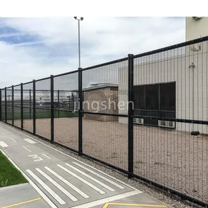 3D Welded Wire Mesh Panels, 3D Curved Fences, Arched Outdoor Garden Fences for Sale thumbnail-1