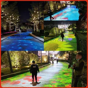 5d Holographic Interactive Light and Shadow Ground Projection, Immersive Naked-eye Wall Projection for Bars, Ktvs, Corridors, Outdoor Banquet Halls thumbnail-3