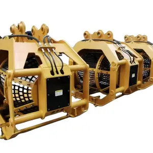 Rotary Screen Bucket 30 Ton With Mesh Drum Bolted Screen Bands for Excavator Attachment Screening thumbnail-5