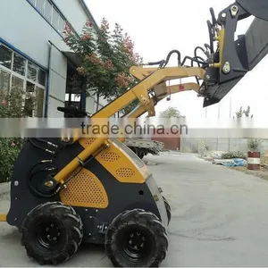MINI Wheel Loader Mini Loader Multifunctional Small Loader for Sale thumbnail-2