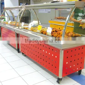 APEX Supermarket Turnup Door Deli Showcase for Advertisement/deli Promotion Cabinet thumbnail-1