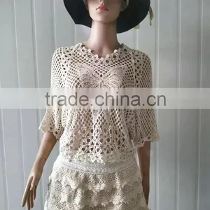 Ladies Hot/water Soluble Lace Short/cotton Embroidery Lace for Girls Shorts thumbnail-3