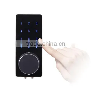 OSPON Digital Touchscreen Deadbolt Lock,black OS8815 thumbnail-1