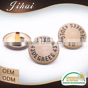 Hot Selling Custom Logo Press Metal Snap Button thumbnail-2