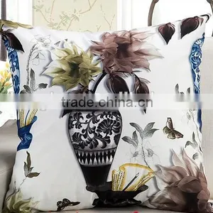 Vase and Flower Design Cushion for Car , Seat ,home Decoration thumbnail-2