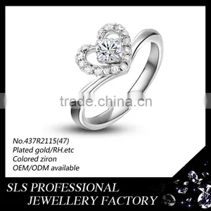 HK/EU/US 6mm 10mm Size Womens Ring Solid 925 Sterling Silver Ring CZ Micro Paved Wholesale Fashion Engagement Ring thumbnail-2