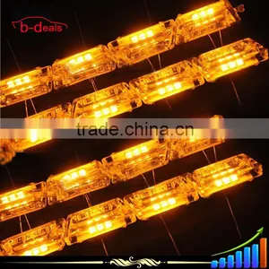 DC12V 500mm Crystal Flowing Flexible Led Drl Led Daytime Running Light Signal Light thumbnail-1