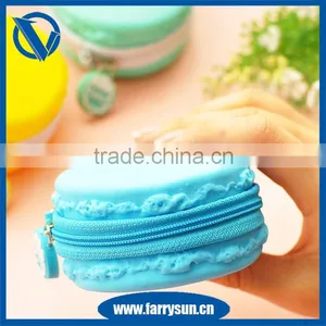 Customized Design Eco-friendly Silicone Mini Wallet With Zipper thumbnail-1