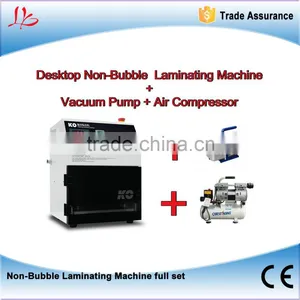 Desktop Non Bubble Laminating Machine Full Set With Vacuum Pump and Air Compressor thumbnail-1