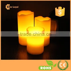 Traditional Pure White LED Candles With Flickering Candle Flame Battery Operated Light thumbnail-2