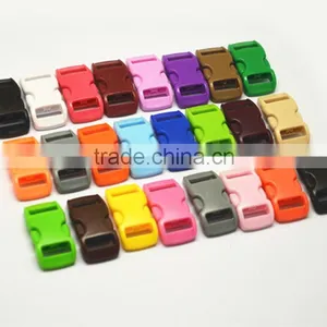Colorful 10mm Side Release Buckle, Breakaway Buckle, Plastic Clasp for Paracord Bracelet thumbnail-1