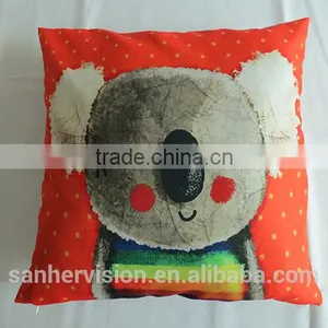 100% Polyester Cartoon Printed Car Cushion Cover thumbnail-1