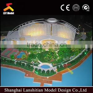 1:150 Scale Apartment Building Modern House Models thumbnail-4