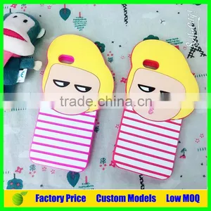 Korea Girl and Boy Silicone Mobile Phone Case Cover Iph 6plus Case Cover thumbnail-4