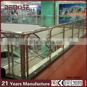 Frameless Glass Railing/side Mounted Glass Balustrade/balcony Railing thumbnail-1