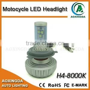 2015 Newest Fanless All in One Design 4300K H4 Motorcycle LED Headlight thumbnail-4