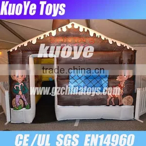Santa Grotto Inflatable House thumbnail-1