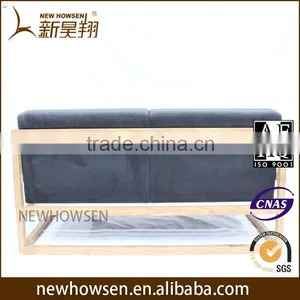 Office Fabric Metal Frame Sofa thumbnail-2