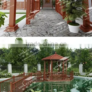 2015 Aluminium Alloy Luxury Garden Pavilion/canopy/aluminum Canopy thumbnail-3