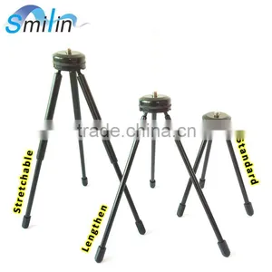 Three Size Aluminum Tripod Camera Support"Standard/Lengthen/Stretchable"Mini Projector Tripod Mount for Option Pro Cam Tripod thumbnail-1