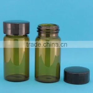 Different Size Transparent Colored Glass Bottles With Cap for Sale thumbnail-5