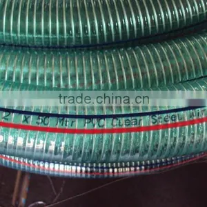 Weifang Clear PVC Steel Wire Reinforced Suction Hose/Flexible Transparent PVC Steel Suction Hose thumbnail-1