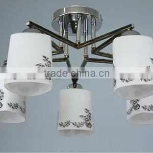 Chandelier Lighting Glass Ceiling Lamp thumbnail-1