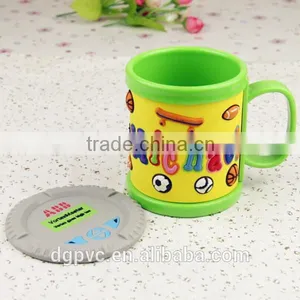 2015 Latest Design Eco-friendly Promotional Custom Embossed Coaster thumbnail-2