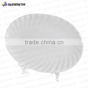 China Manufactory Subimation Rim Golden Wavy Plate w thumbnail-5